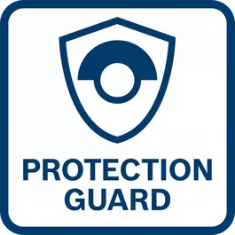 Outstanding user protection thanks to the anti-rotation protective guard - stands firm, even if the disc breaks