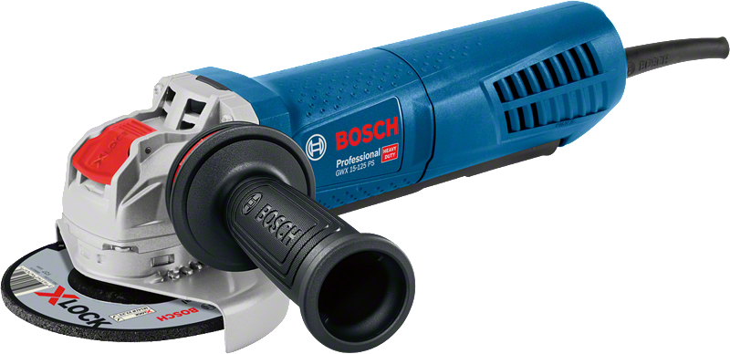 Angle with Bosch PS | X-LOCK Professional Grinder GWX 15-125