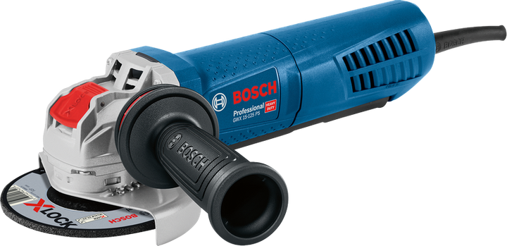 X-LOCK | Angle Grinder Professional GWX 15-125 with Bosch PS