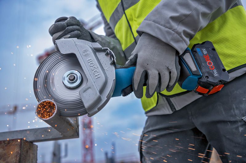 GWS 18V-180 PC Cordless Angle Grinder BITURBO | Bosch Professional