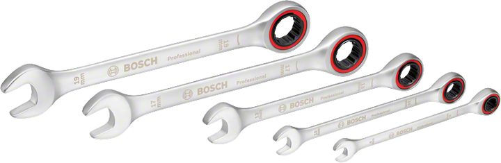 Ratchet Spanner Set 5pc