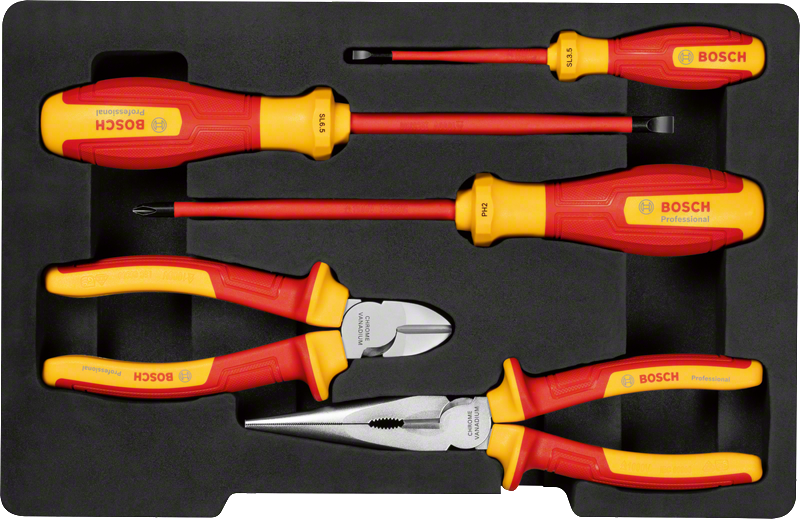 VDE Hand Tools Set mixed 5pc