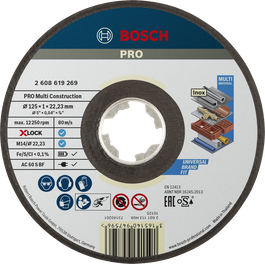 PRO Multi Construction Bonded Cutting Disc