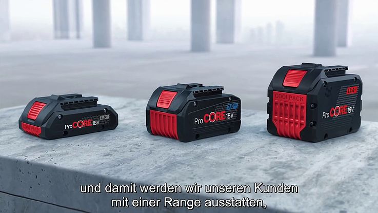 ProCORE18V Bosch Series | Batterie Bosch Our Professional | batteries strongest